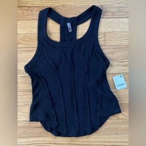 NWT Free People Black Mind Over Matter Tank Top Size Small (S)